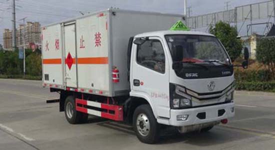 雜項危險物品廂式運輸車
